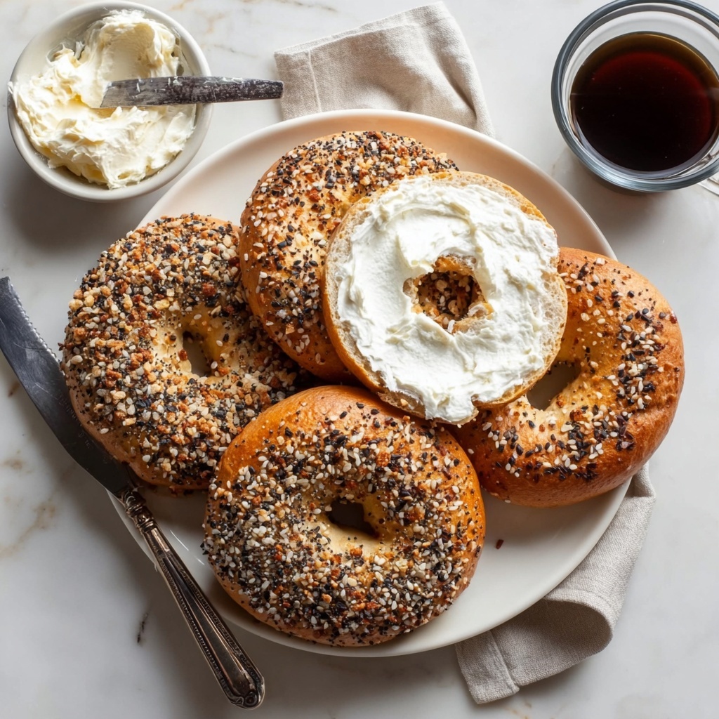 Protein Cottage Cheese Bagels in the Air Fryer Recipe - Recipe Image