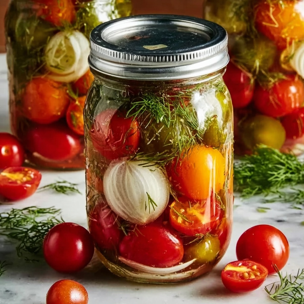 Pickled Cherry Tomatoes Recipe - Recipe Image