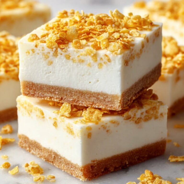 No-Bake Lemon Ricotta Cheesecake Bars Recipe