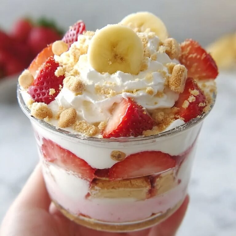 Strawberry Banana Cheesecake Pudding Recipe