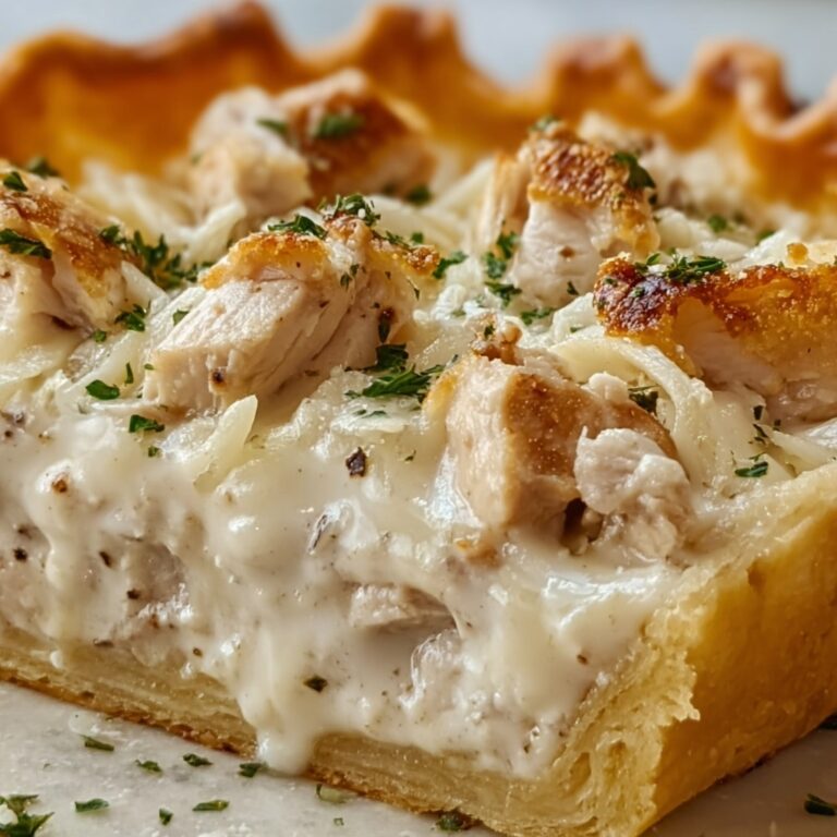 Chicken Alfredo Garlic Bread Bowls Recipe