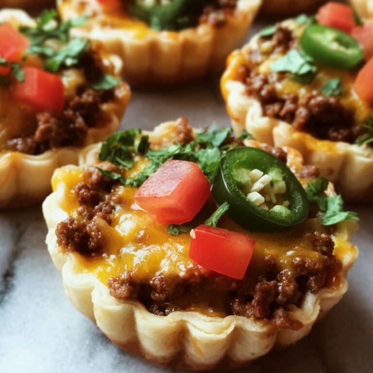 Crescent Roll Taco Cups Recipe