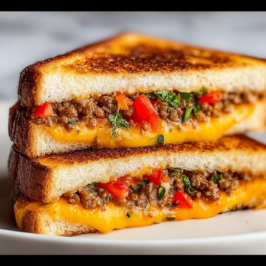 Taco Grilled Cheese Sandwich Recipe - Recipe Image