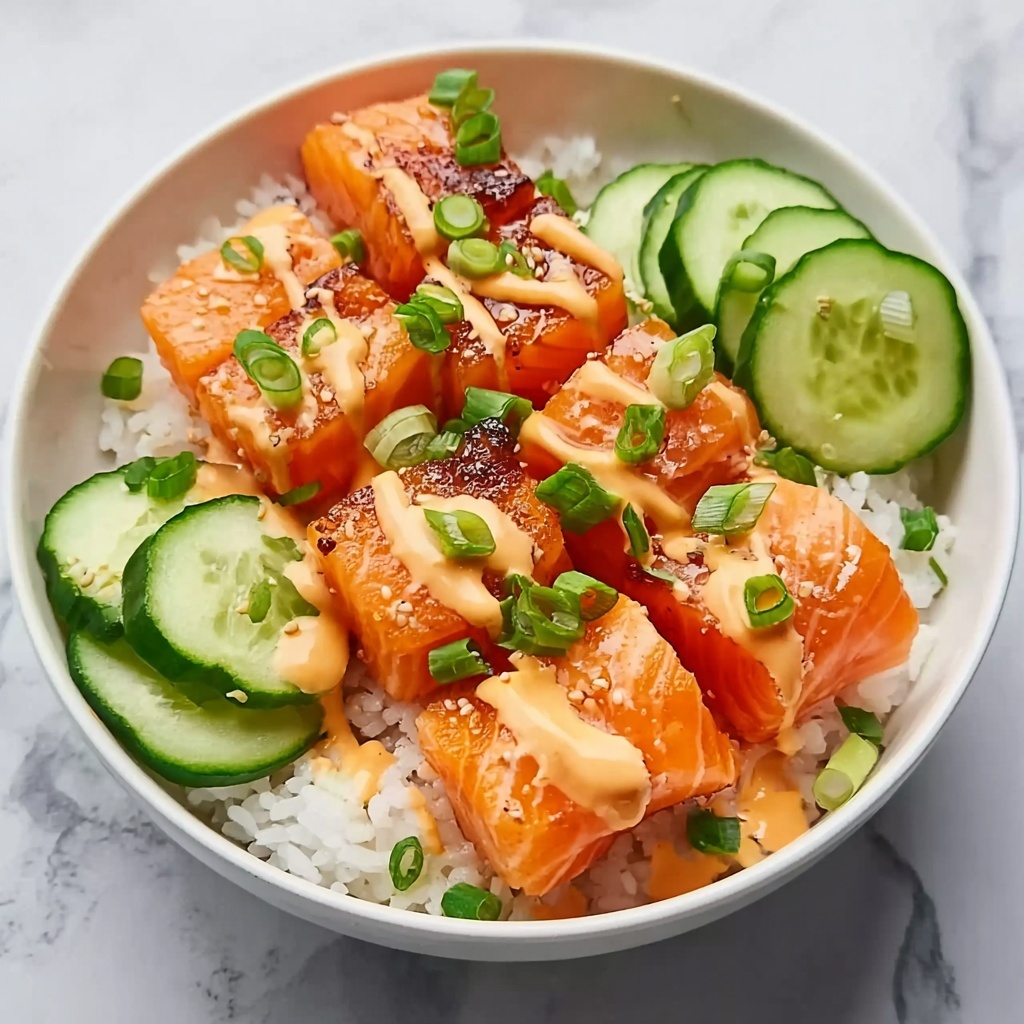Spicy Salmon Rice Bowl Recipe - Recipe Image