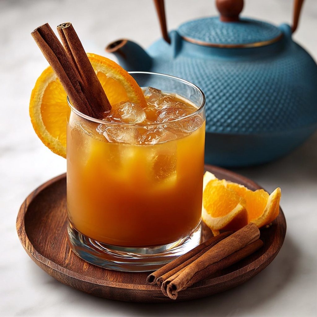 Orange Cinnamon Iced Tea Recipe - Recipe Image