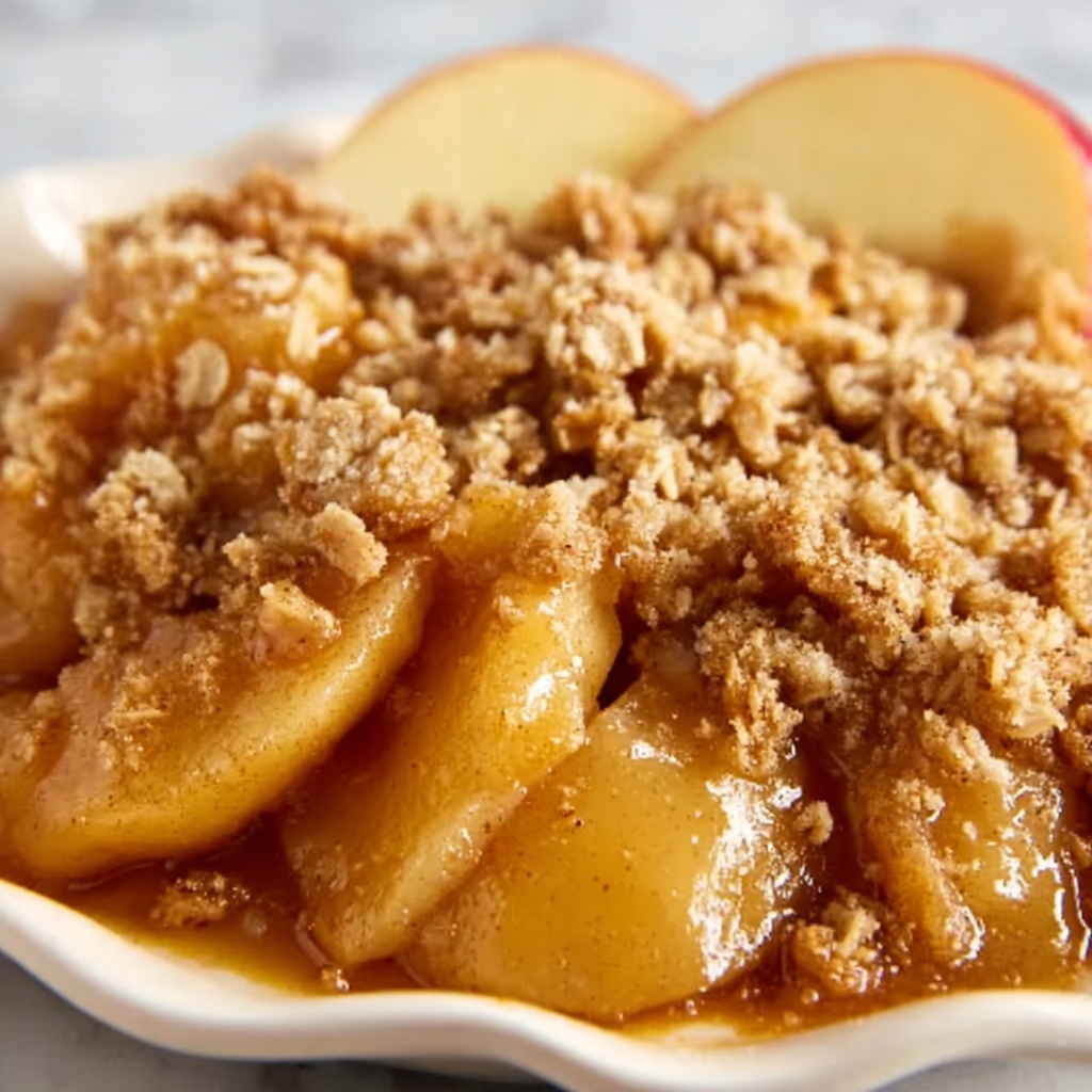 Old Fashioned Easy Apple Crisp Recipe - Recipe Image