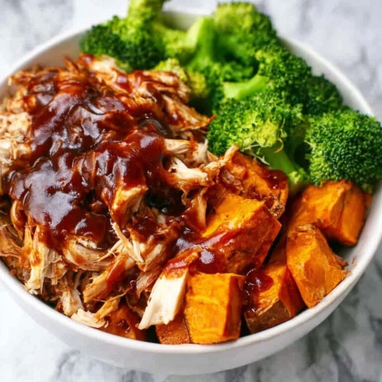 BBQ Chicken & Roasted Sweet Potato Bowls Recipe