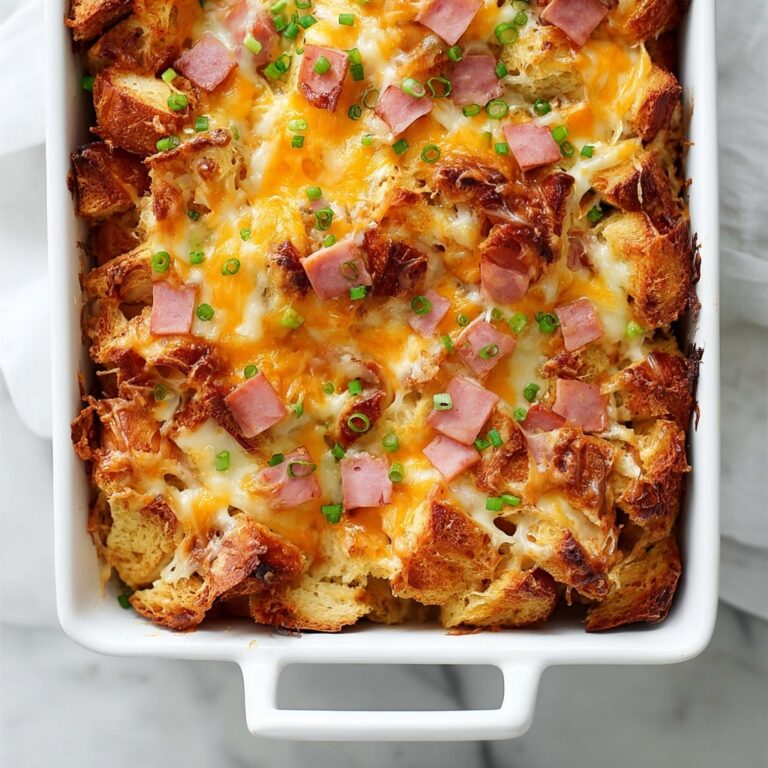 Bacon, Egg and Cheese Croissant Bake Recipe
