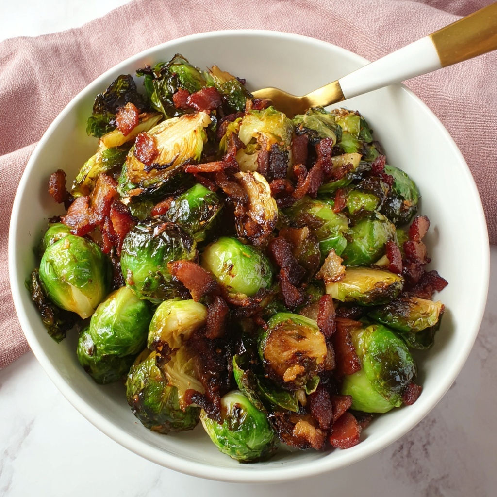 Caramelized Brussels Sprouts with Bacon Jam Recipe - Recipe Image