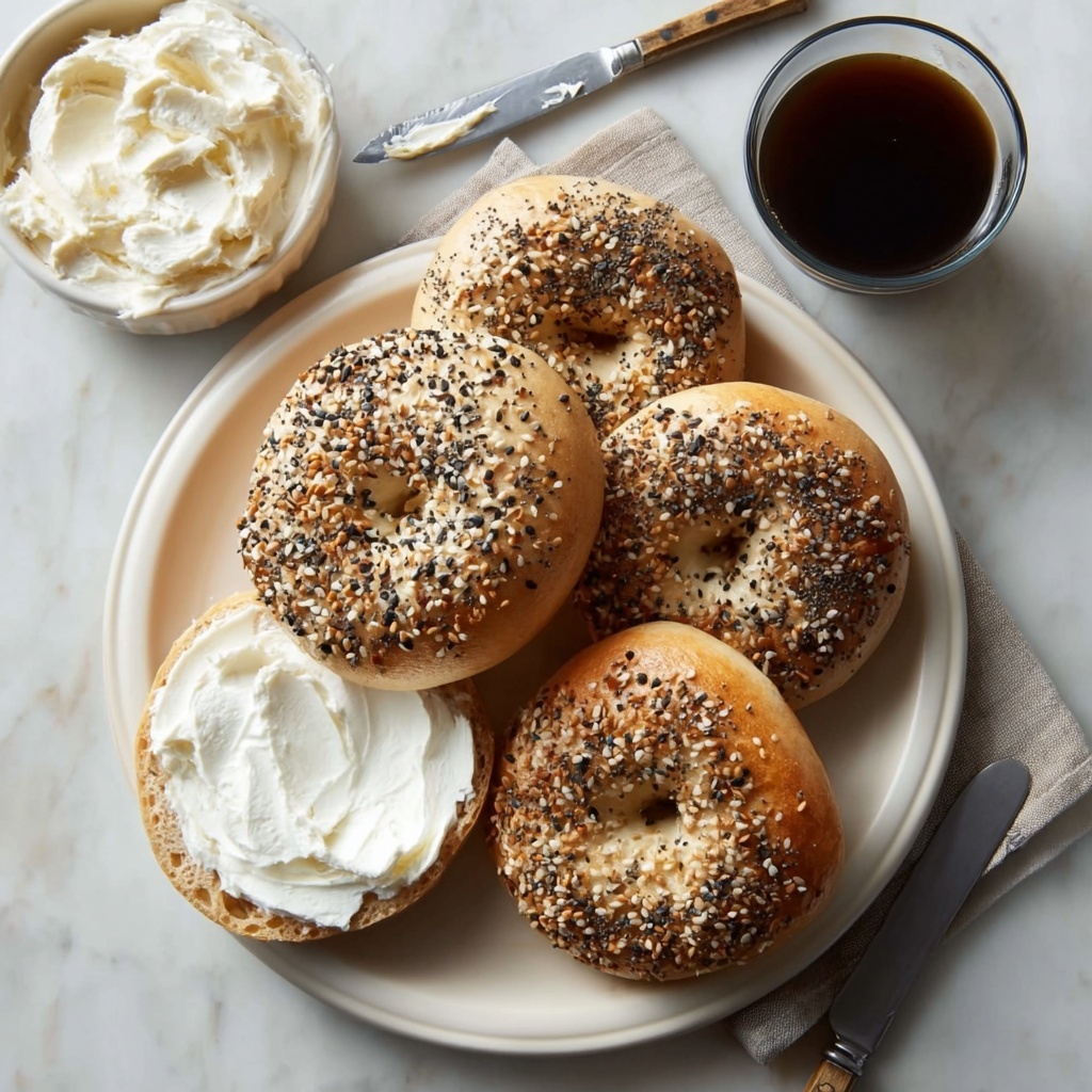 Protein Cottage Cheese Bagels in the Air Fryer Recipe - Recipe Image