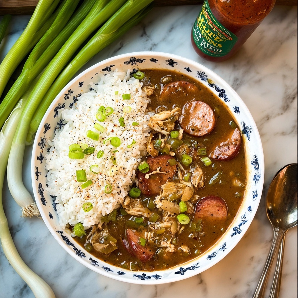 Chicken and Sausage Gumbo Recipe - Recipe Image