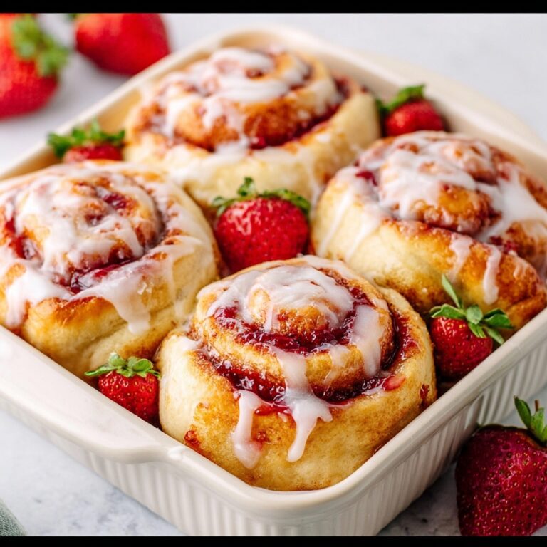 Strawberry Cheesecake Cinnabon Rolls Recipe