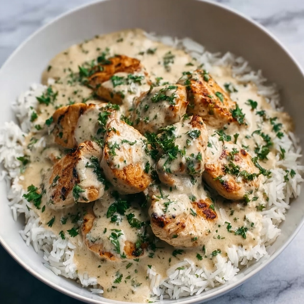 Creamy Herb Chicken & Basmati Rice Recipe - Recipe Image