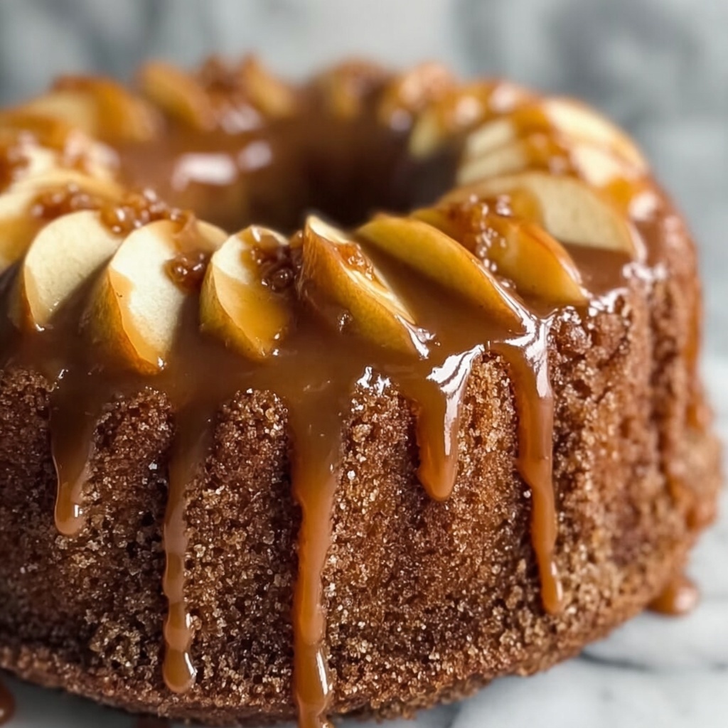 Caramelized Peach and Brown Sugar Pound Cake Recipe - Recipe Image
