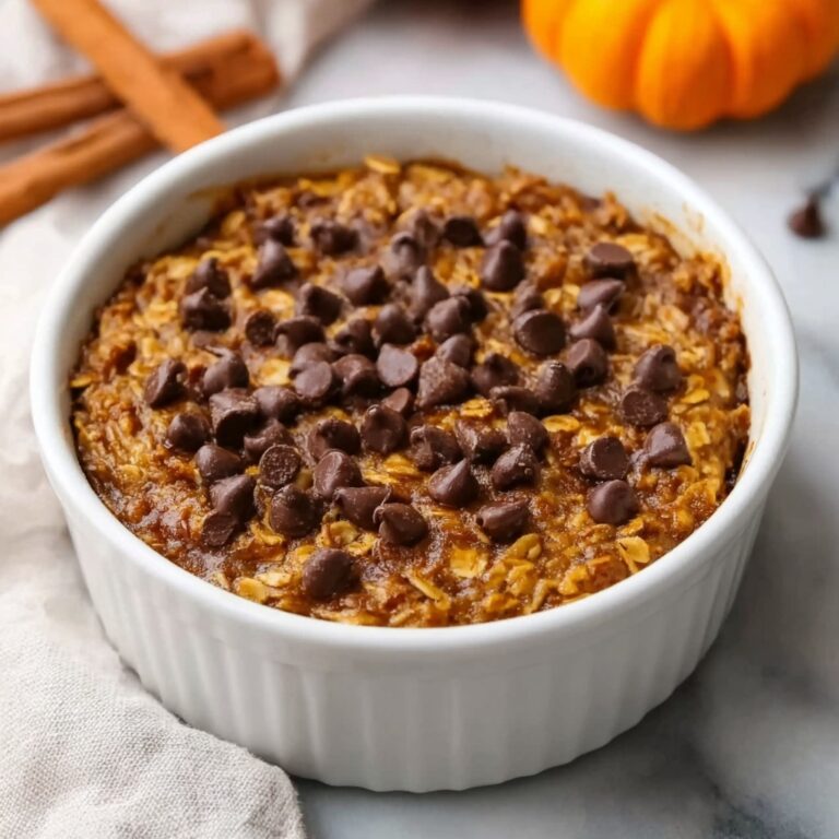Pumpkin Baked Oats (Single Serve) Recipe