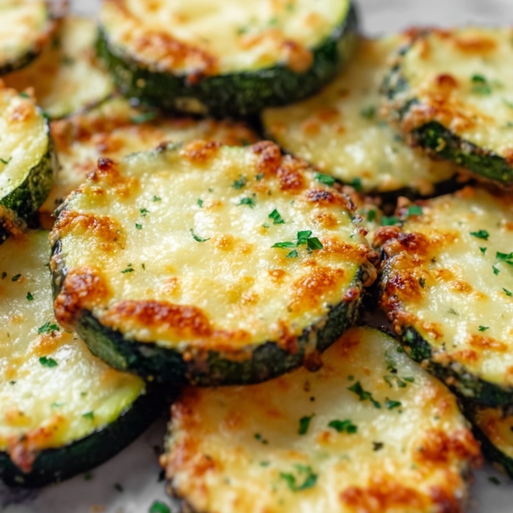 Crispy Parmesan Zucchini Rounds Recipe - Recipe Image