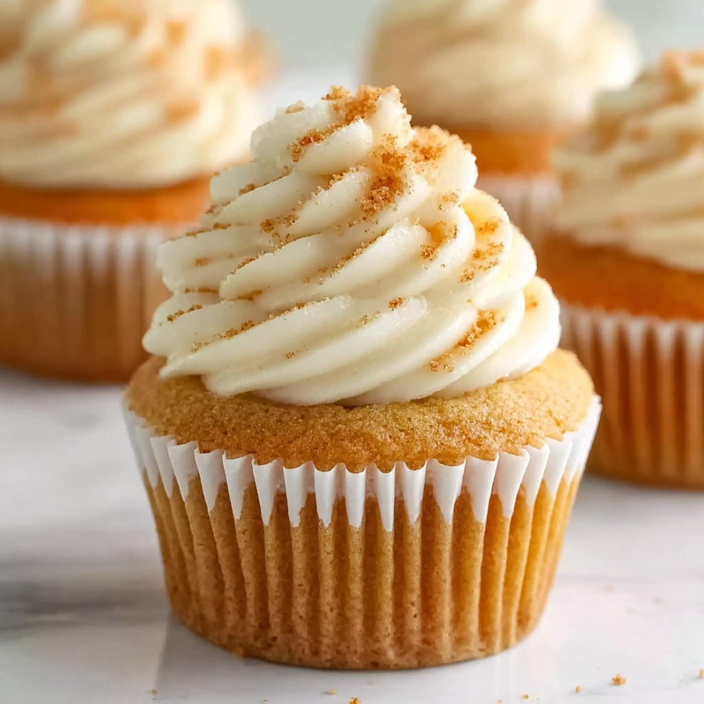 Pumpkin Cupcakes with Cinnamon Cream Cheese Frosting Recipe - Recipe Image
