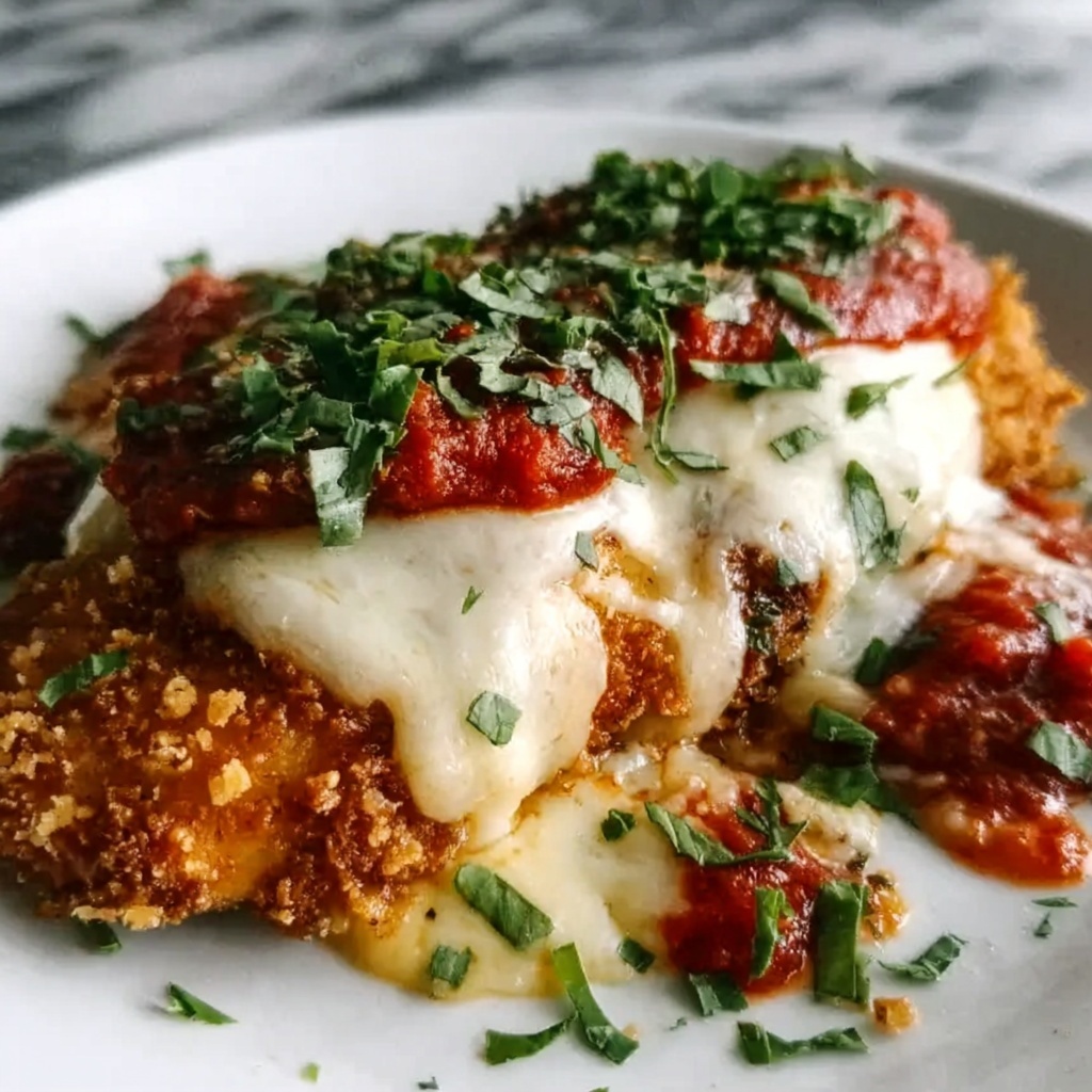 Crispy Chicken Parmesan Recipe - Recipe Image