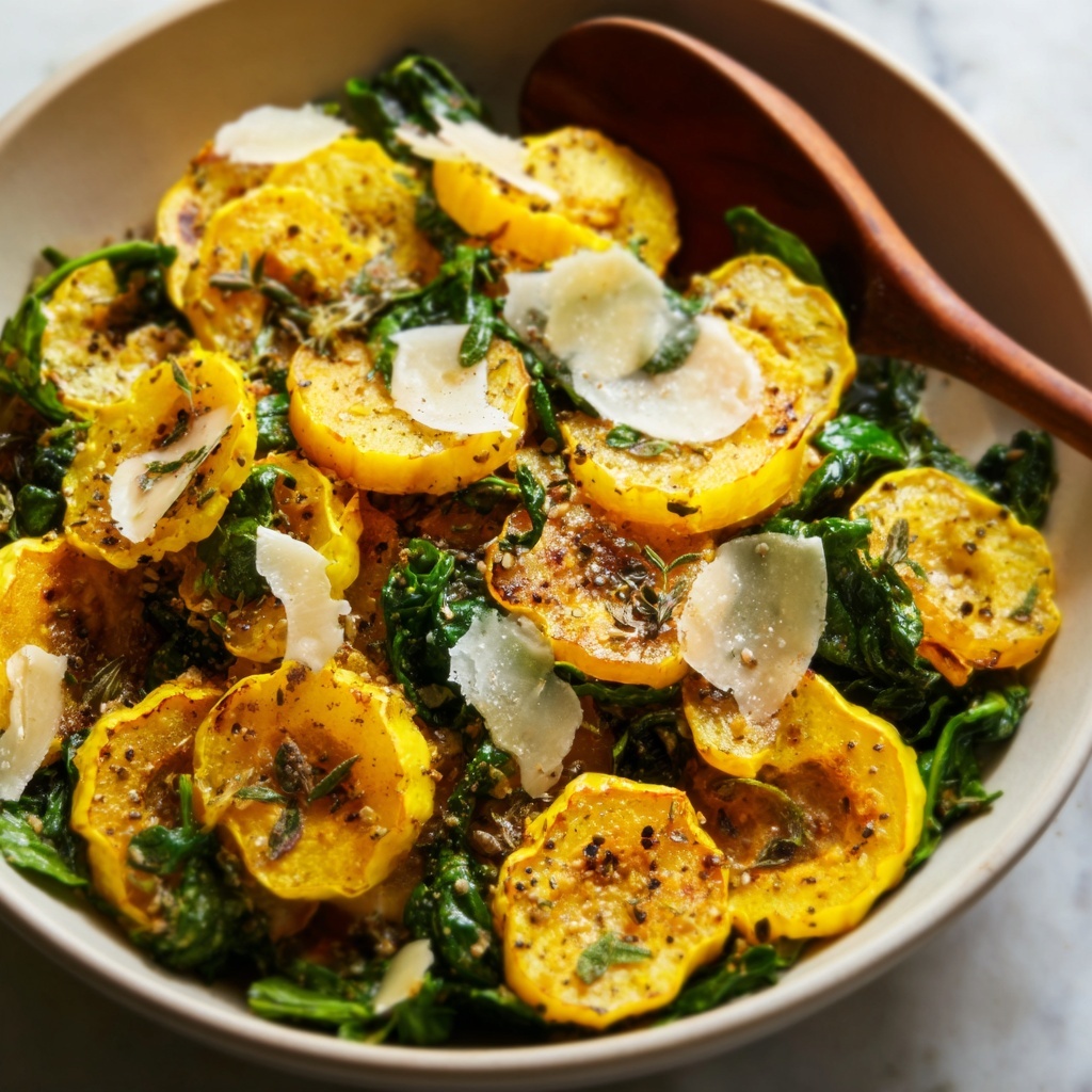 Autumn Caesar Salad with Roasted Delicata Squash Croutons Recipe - Recipe Image