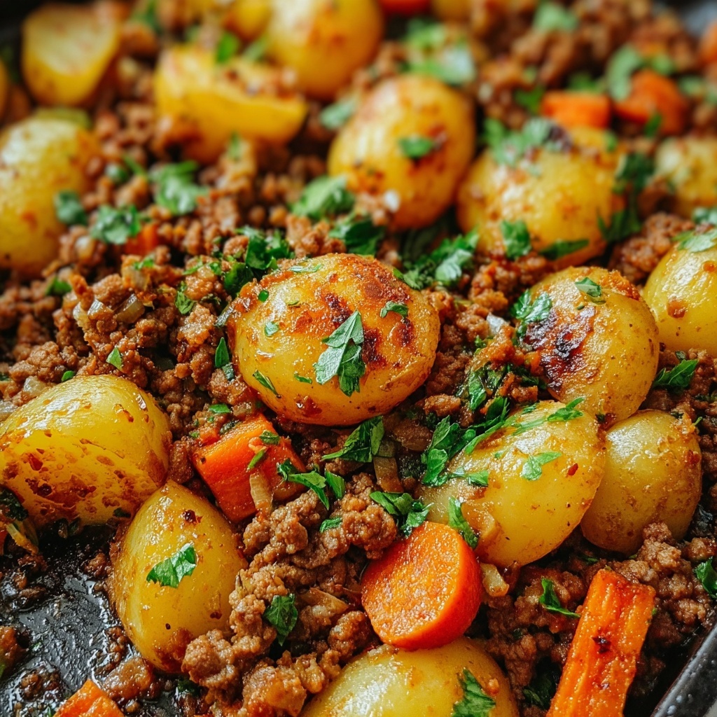 Ground Beef and Potatoes: An Incredible Ultimate Comfort Food Classic Recipe - Recipe Image