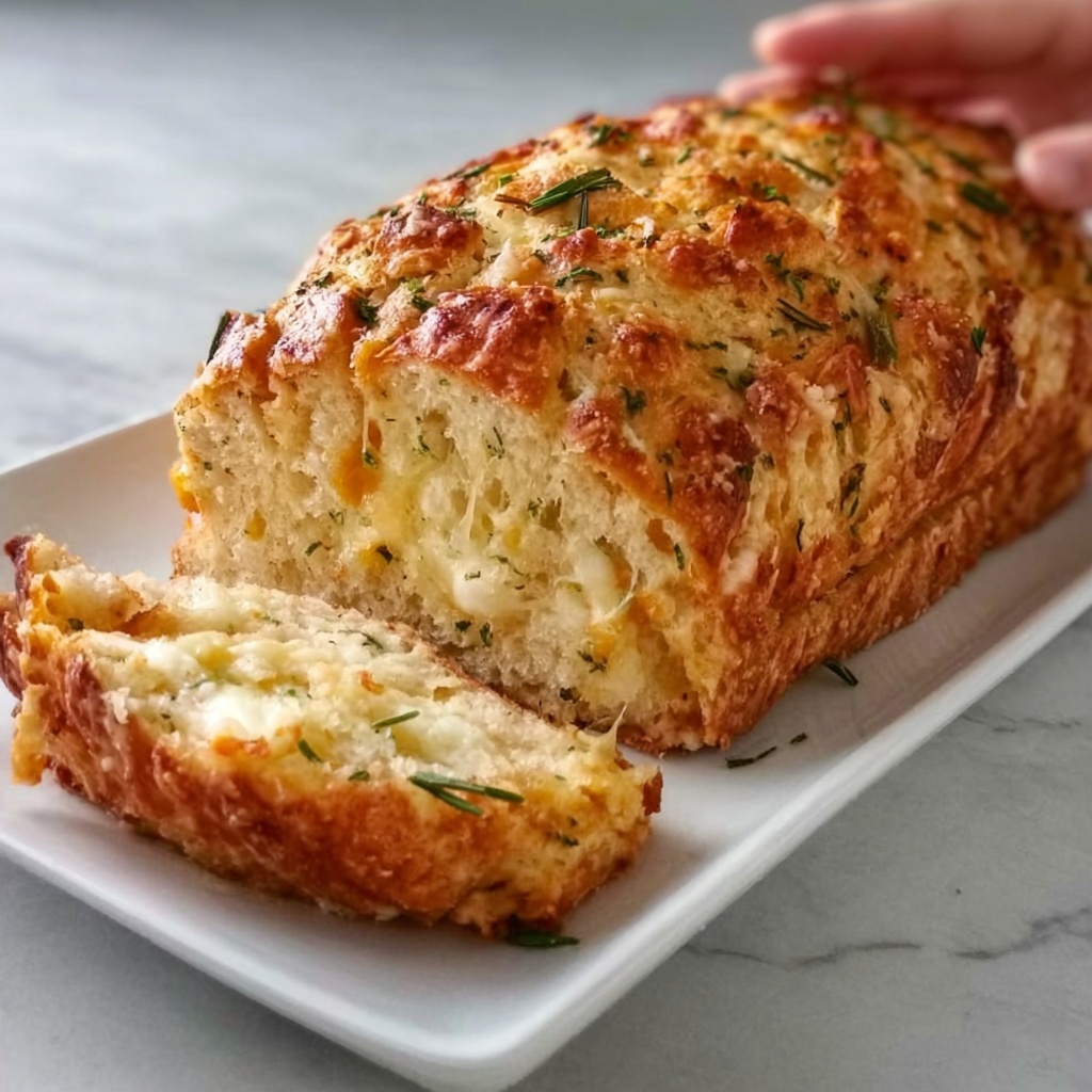 Rosemary Garlic Pull Apart Bread Recipe - Recipe Image