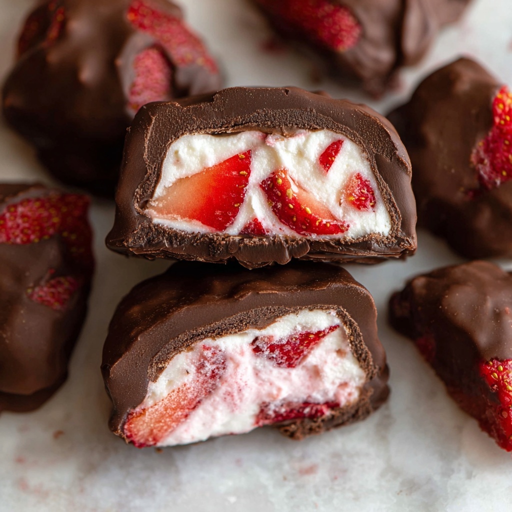 Healthy Chocolate Strawberry Yogurt Clusters Recipe - Recipe Image