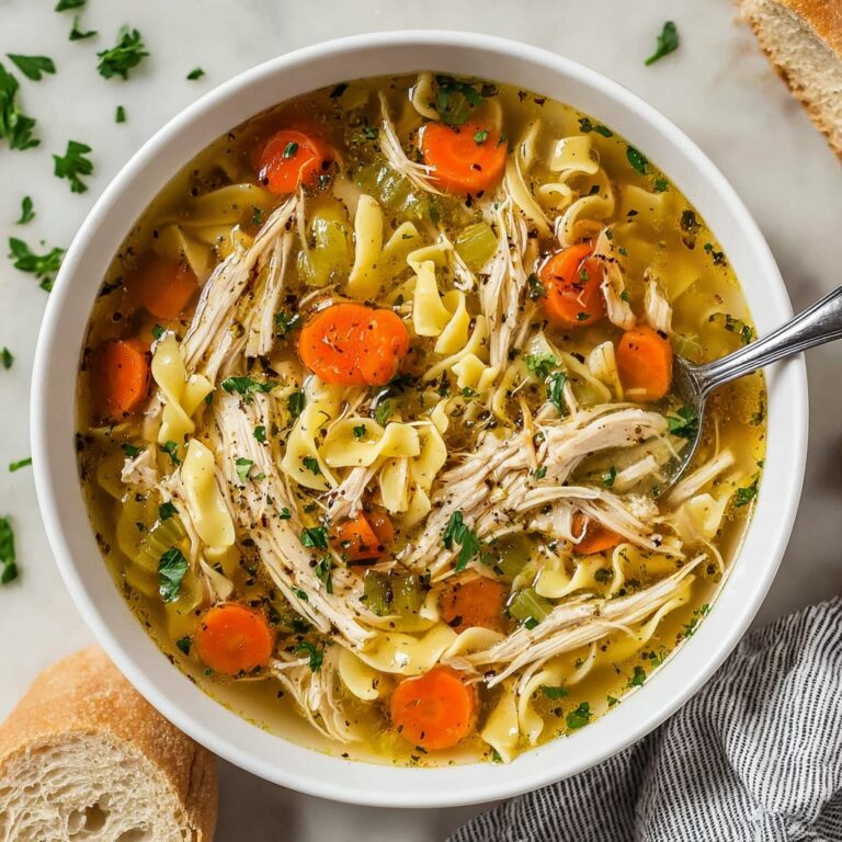 Easy Rotisserie Chicken Noodle Soup Recipe