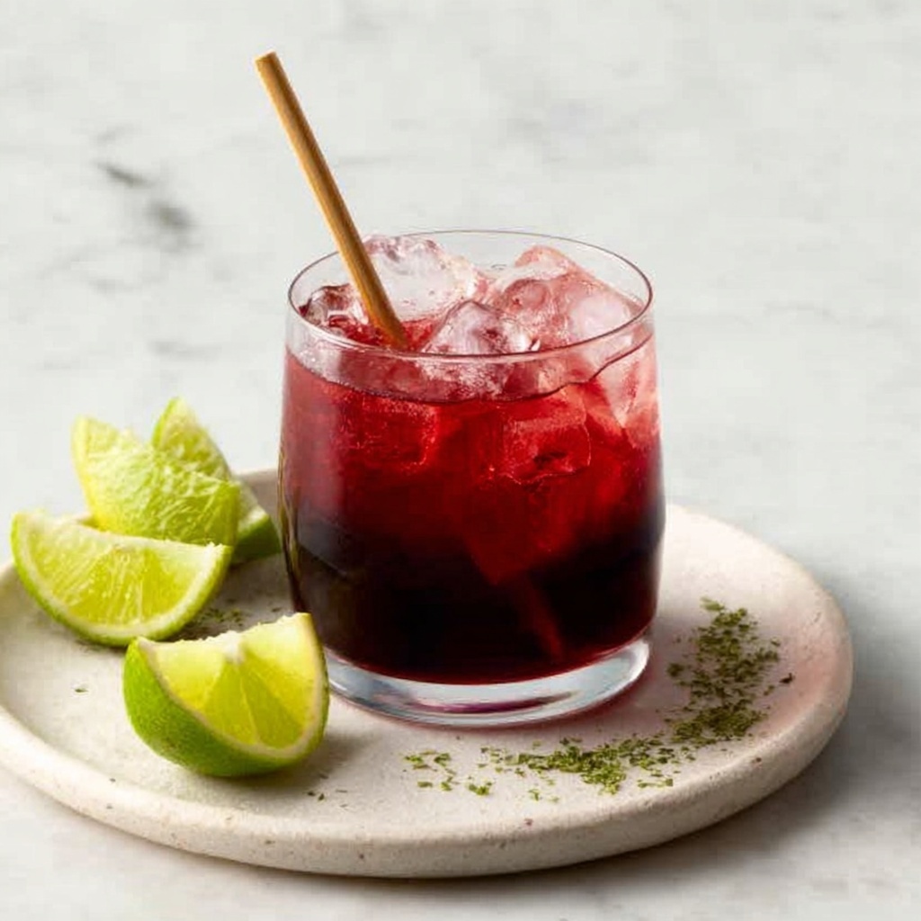 Midnight Tart Cherry Mocktail Recipe - Recipe Image