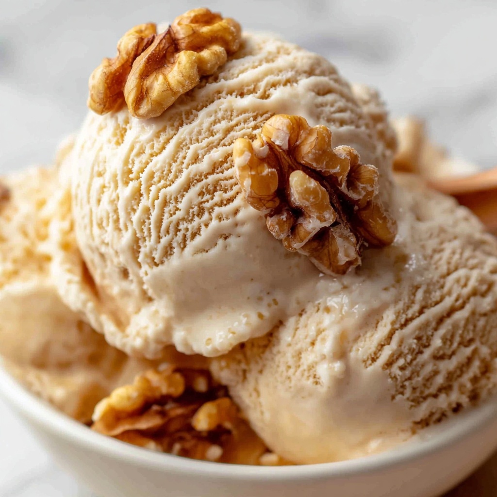Pumpkin Spice Ice Cream with Toasted Walnuts Recipe - Recipe Image