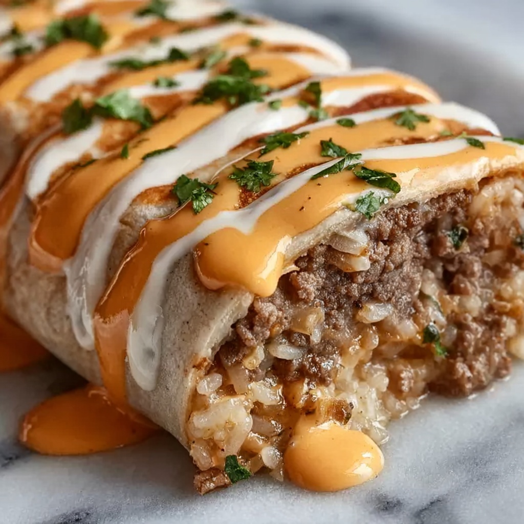 Best Beef and Cheese Burrito Recipe - Recipe Image