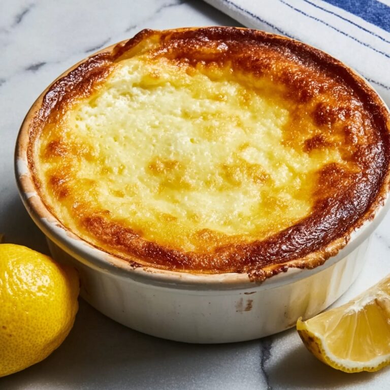 Baked Lemon Pudding Recipe