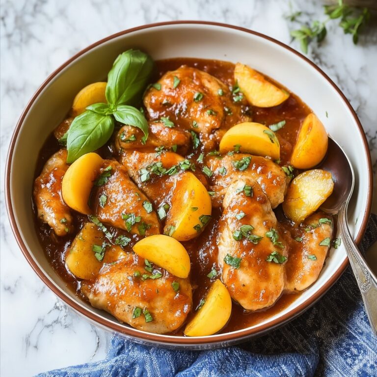 Honey Butter Peach Chicken Recipe